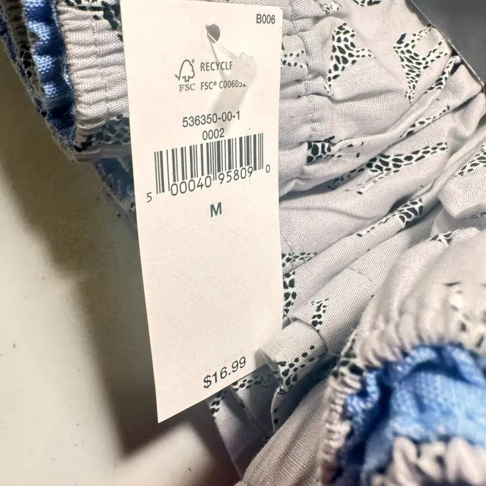Banana Republic 2 Pairs Sz M Boxers NWT light gray with Giraffes